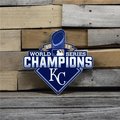 Authentic Street Signs Authentic Street Signs 94055 12 in. Royals 2015 World Series Champs Steel Logo 94055